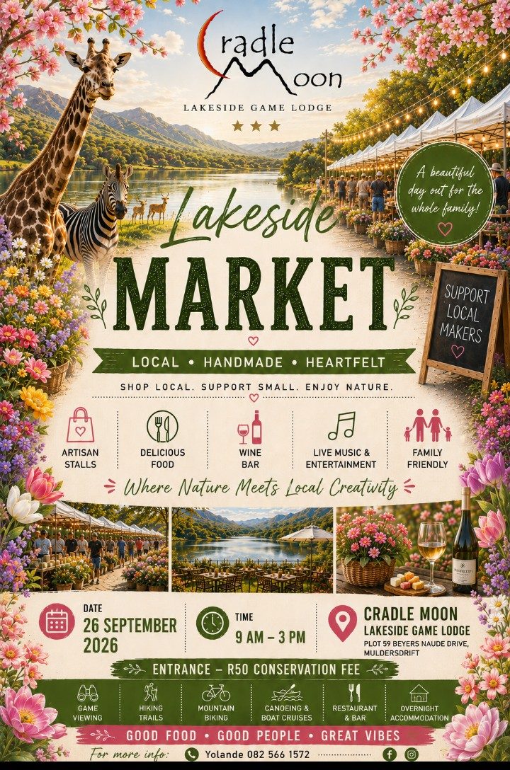 Cradle Moon Lakeside Market poster