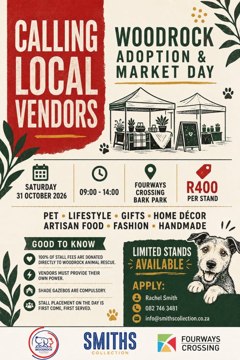 Woodrock Adoption and Market Day poster